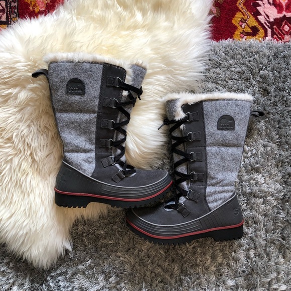 sorel felt lined boots